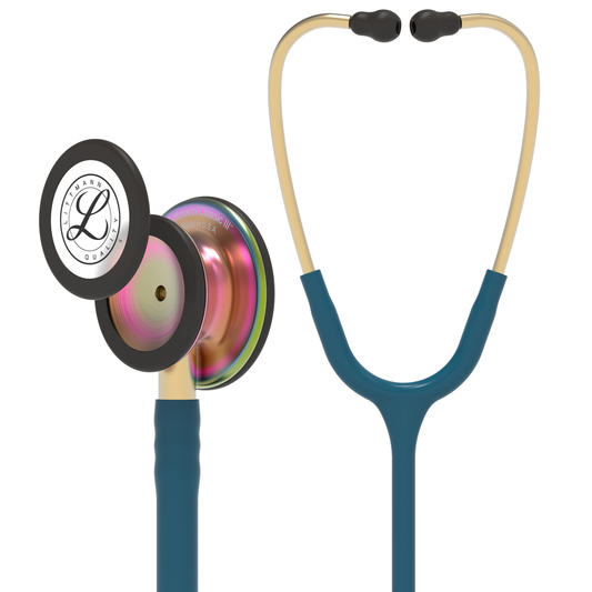 Littmann Classic III Monitoring Stethoscope Rainbow Finish Caribbean Blue
