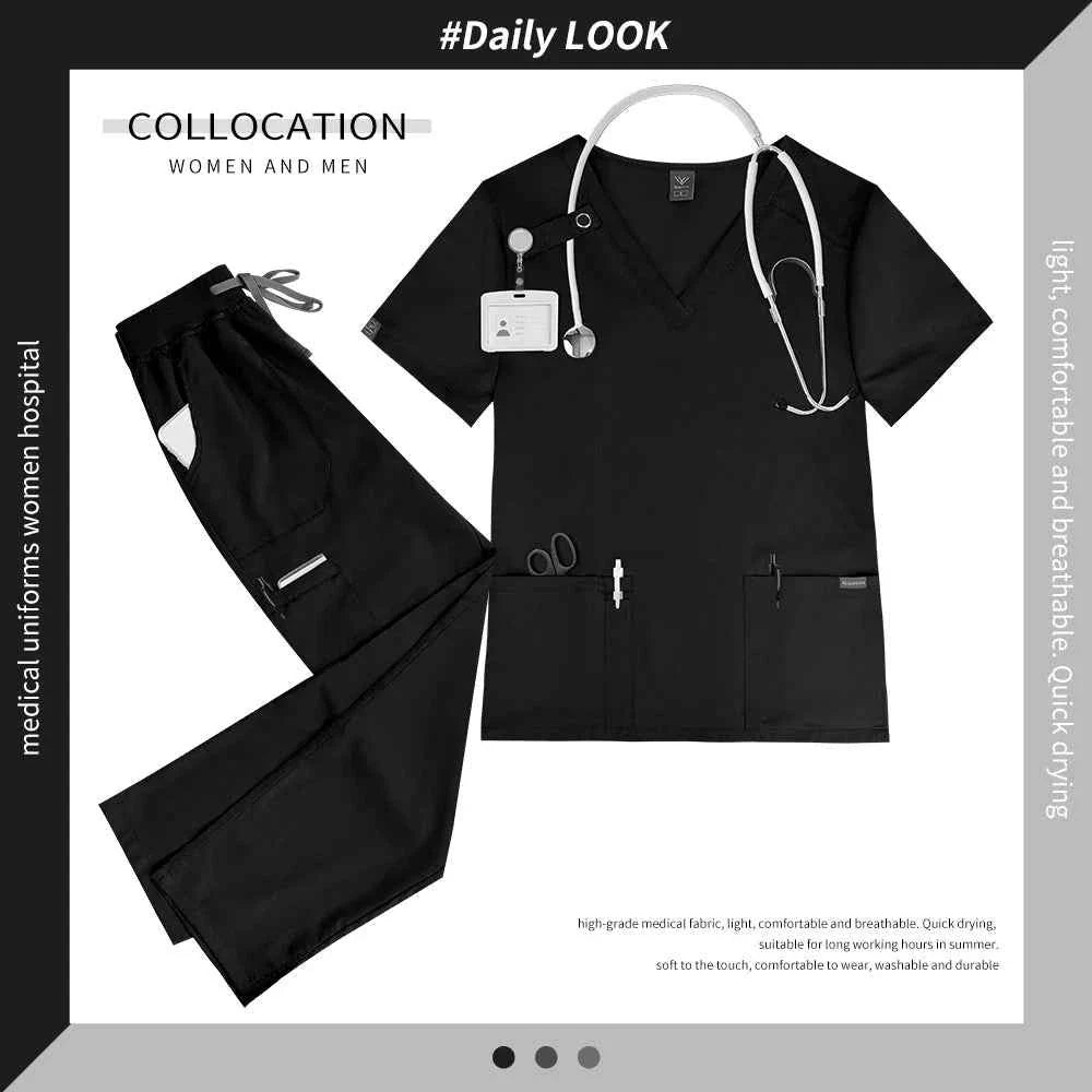 Women's Medical Scrub Workwear Set